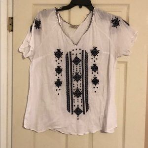 Lucky brand Peasant blouse